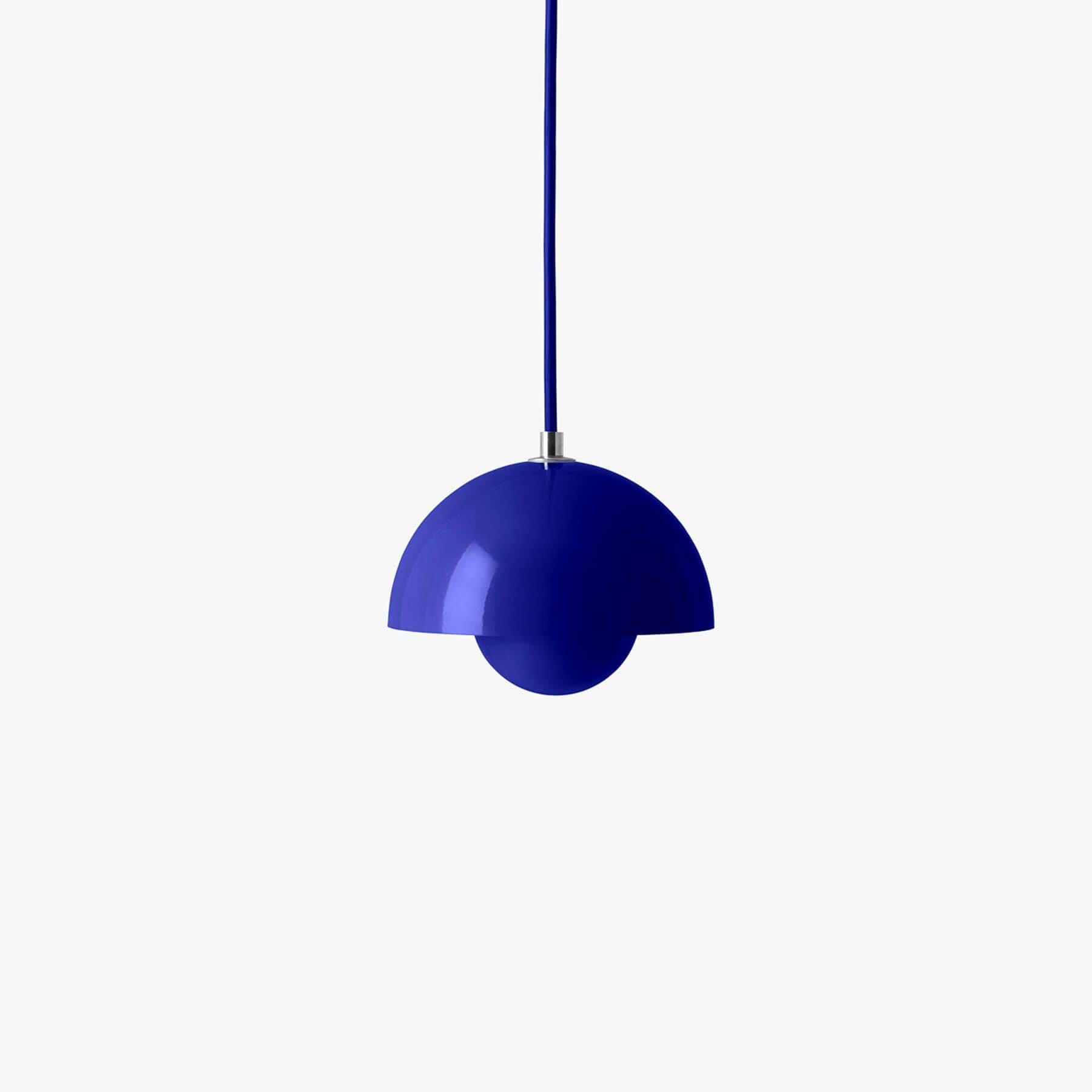 Tradition Flowerpot Vp10 Pendant Light Cobalt Blue Designer Pendant Lighting