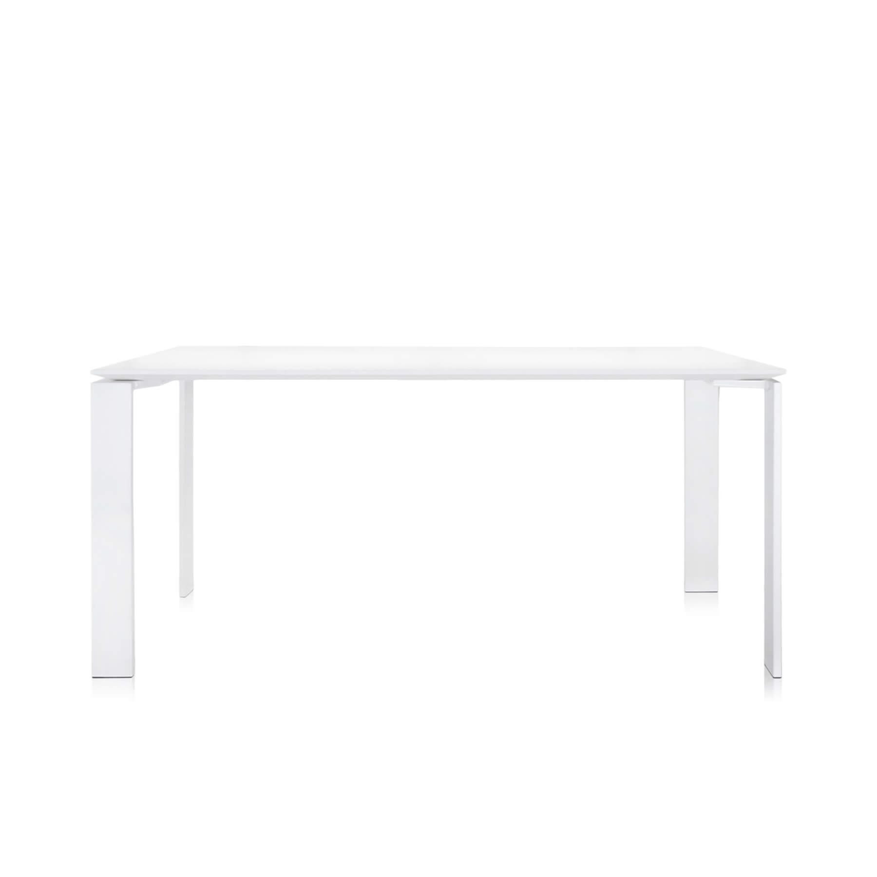 Kartell Four Rectangular Dining Table 158 White Designer Furniture From Holloways Of Ludlow