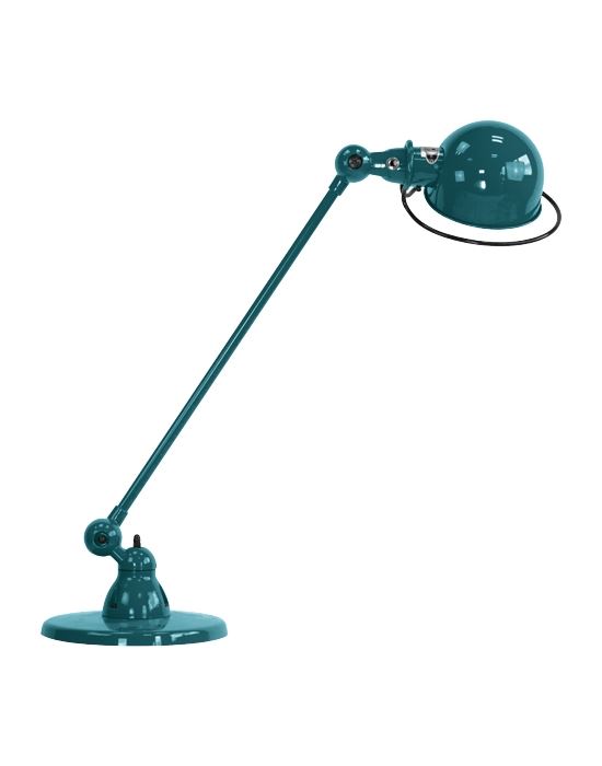 Jielde Loft Single Arm Desk Light Ocean Blue Gloss