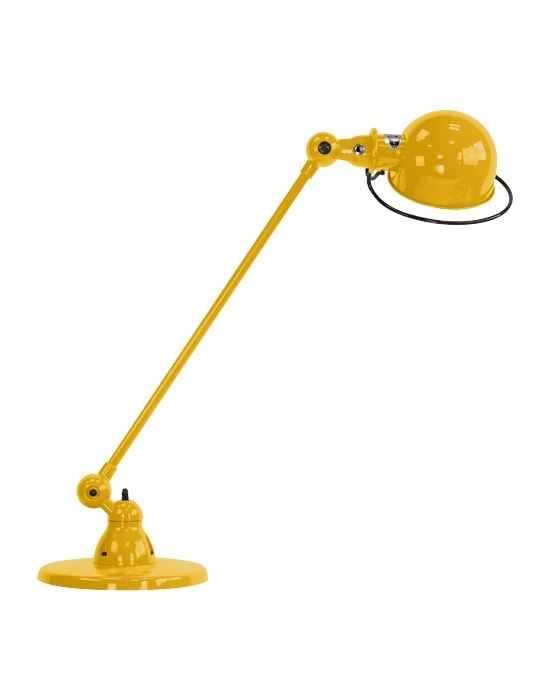 Jielde Loft Single Arm Desk Light Mustard Gloss
