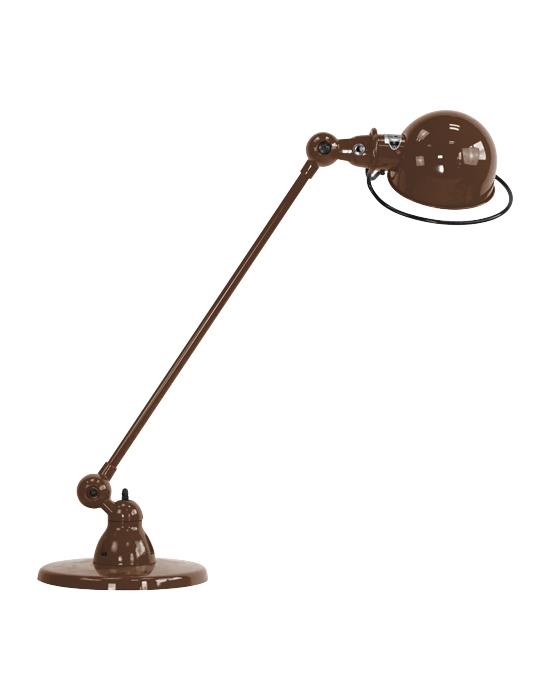 Jielde Loft Single Arm Desk Light Chocolate Matt