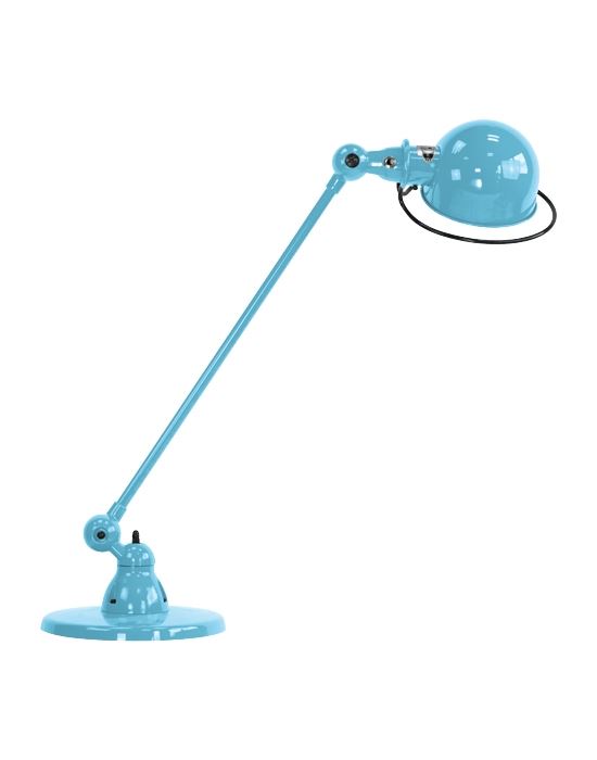 Jielde Loft Single Arm Desk Light Pastel Blue Gloss