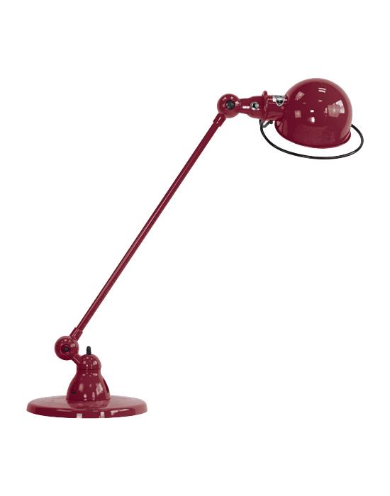 Jielde Loft Single Arm Desk Light Burgundy Matt