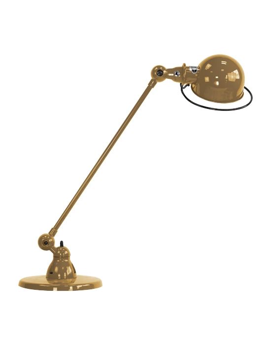 Jielde Loft Single Arm Desk Light Pearl Gold Gloss