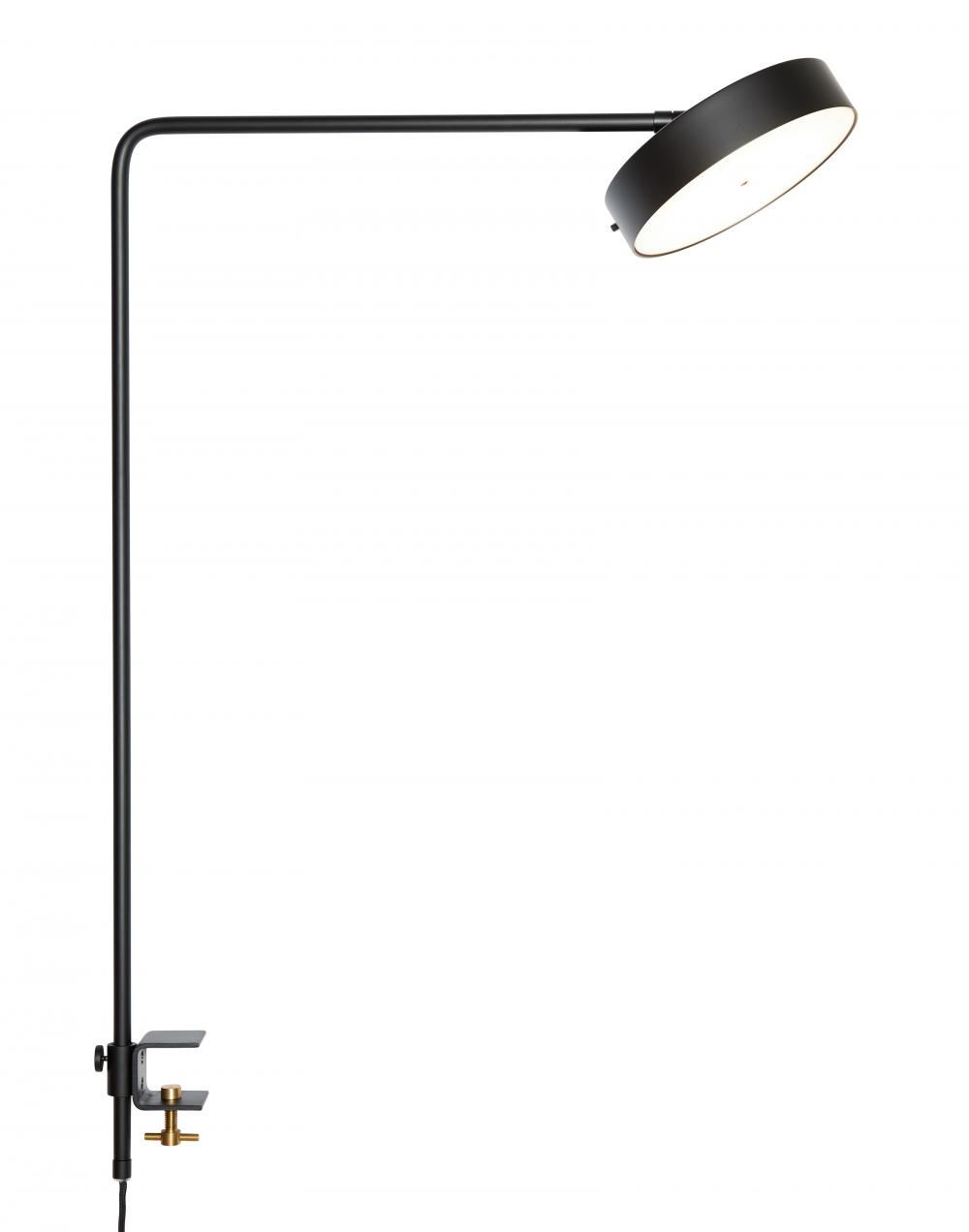 James Desk Light With Clip Black