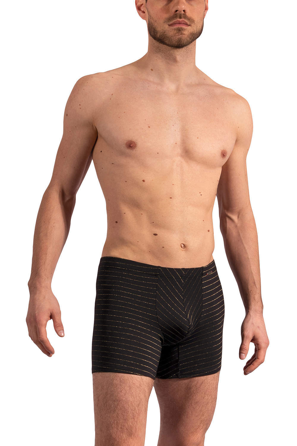 Shop glittering Olaf Benz RED 2215 Boxer Pant men’s underwear shorts. Silky male trunk brief in sparkly pinstripe. Buy online. International delivery