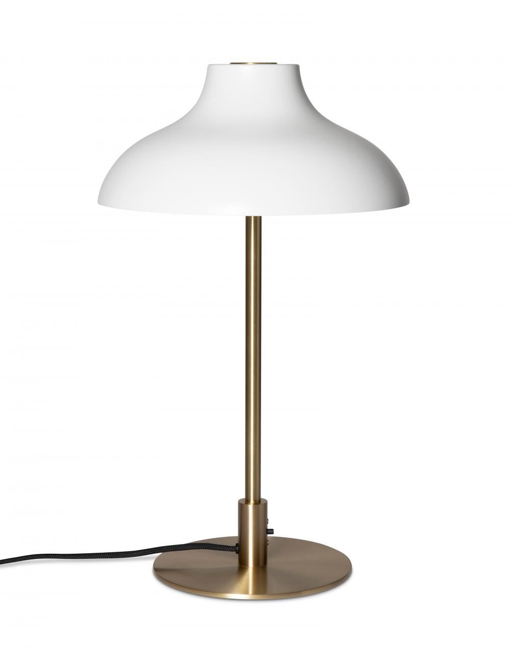 Bolero Table Light White Brass