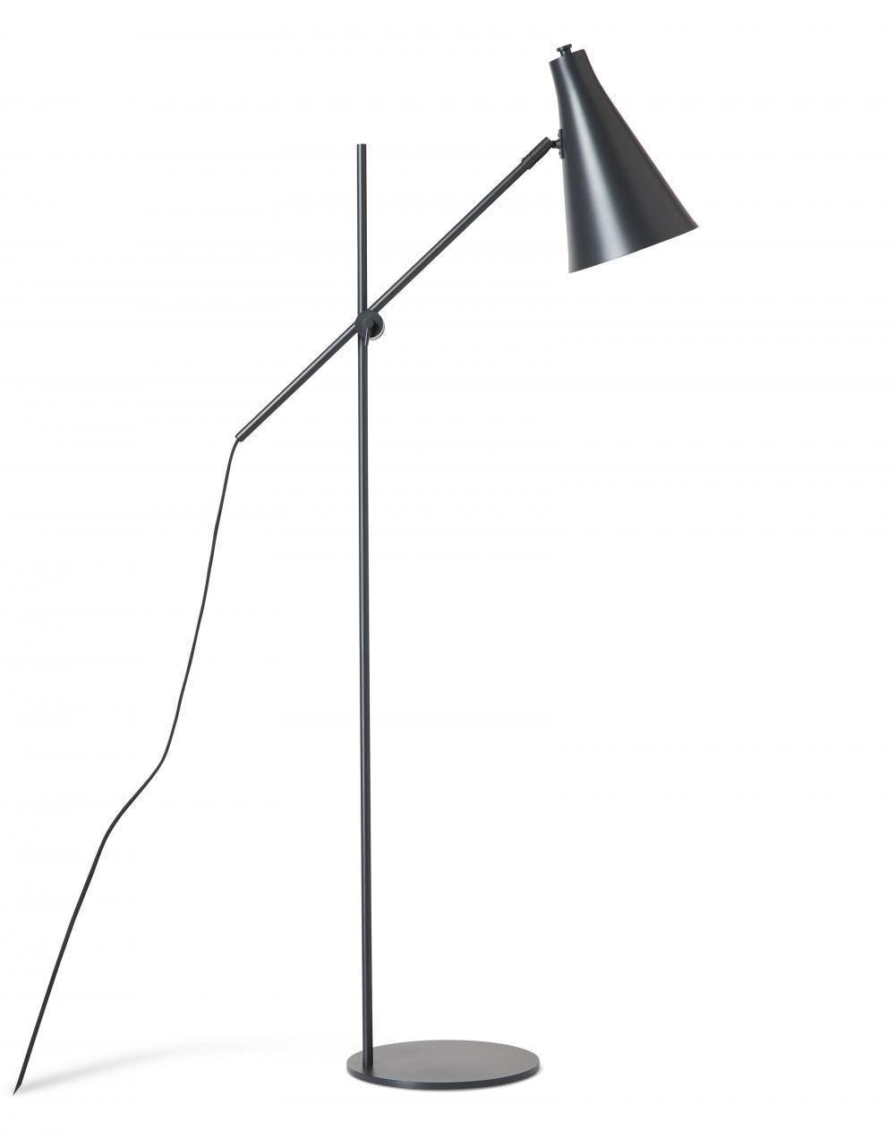 Hunter Grand Floor Light Black Grey