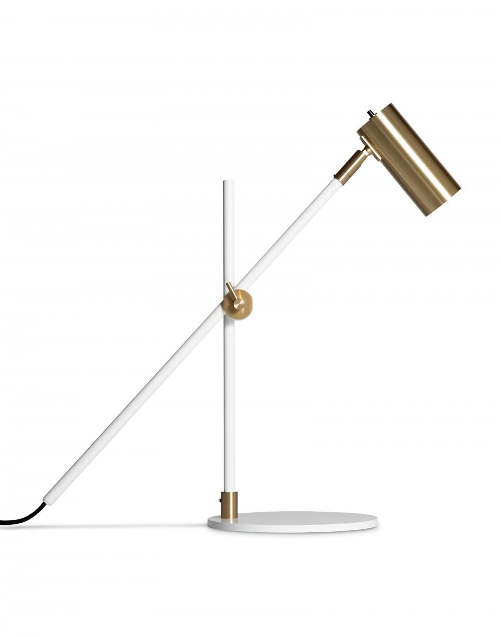 Lektor Desk Light White Brass