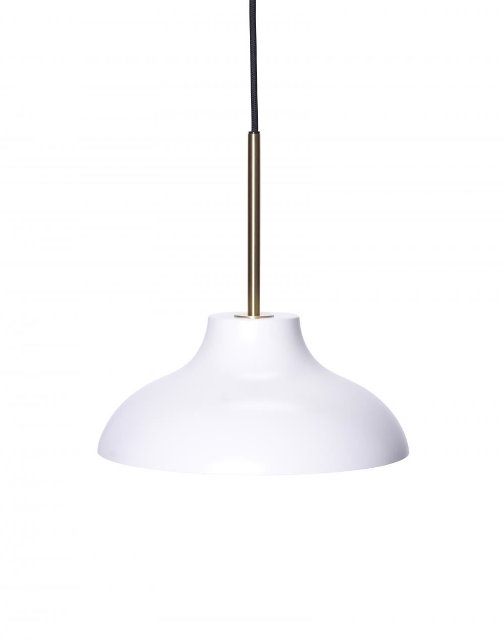 Rubn Bolero Pendant Small White Brass Designer Pendant Lighting