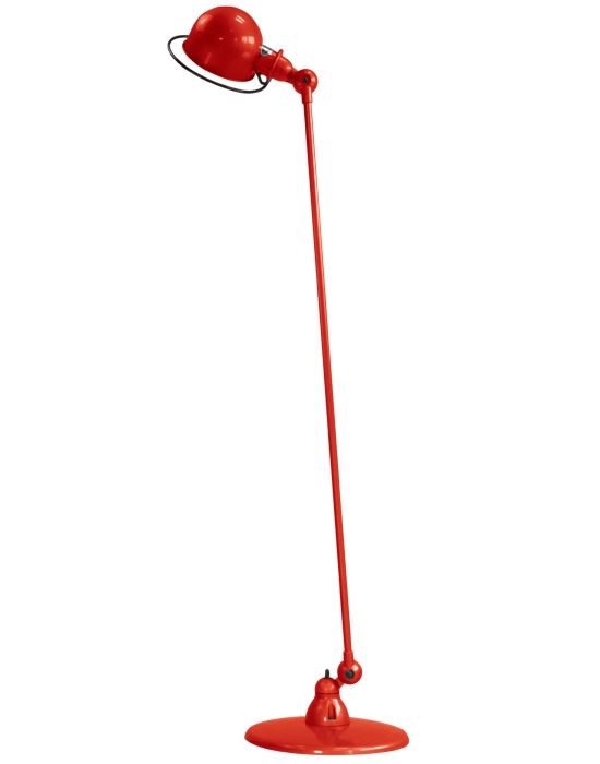 Jielde Loft Single Arm Floor Light Red Gloss