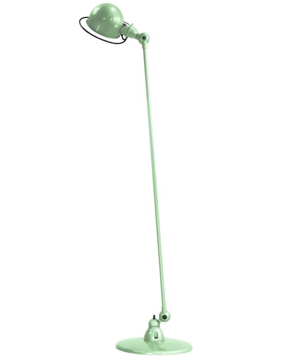 Jielde Loft Single Arm Floor Light Water Green Matt