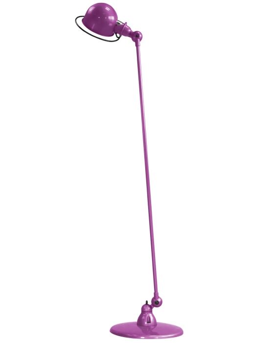 Jielde Loft Single Arm Floor Light Violet Fuchsia Gloss