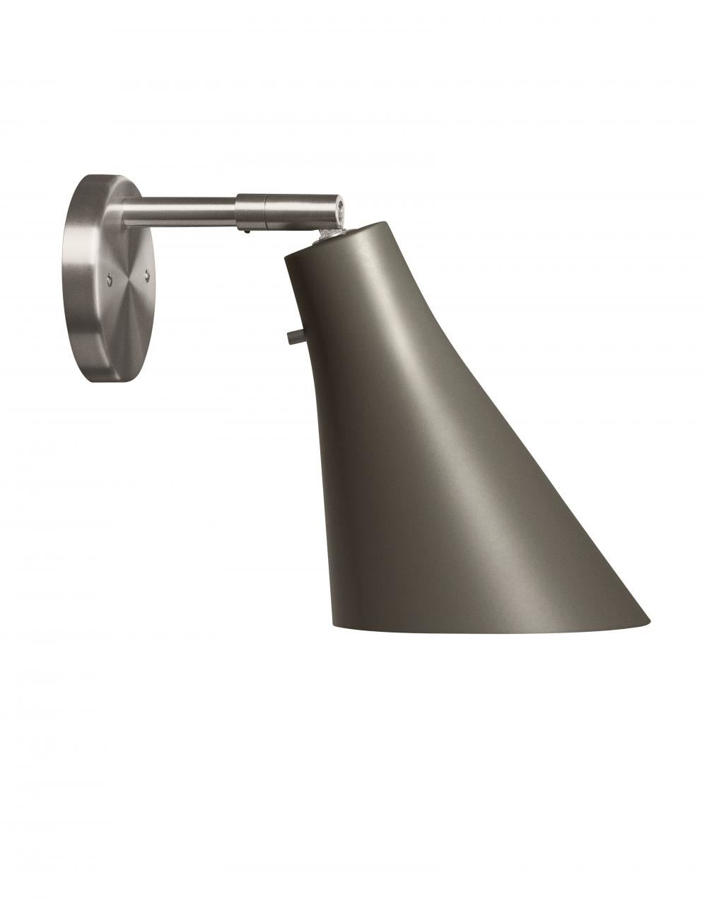 Miller Wall Light Umbra Grey Steel Hardwired