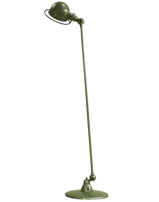 Jielde Loft Single Arm Floor Light Olive Gloss