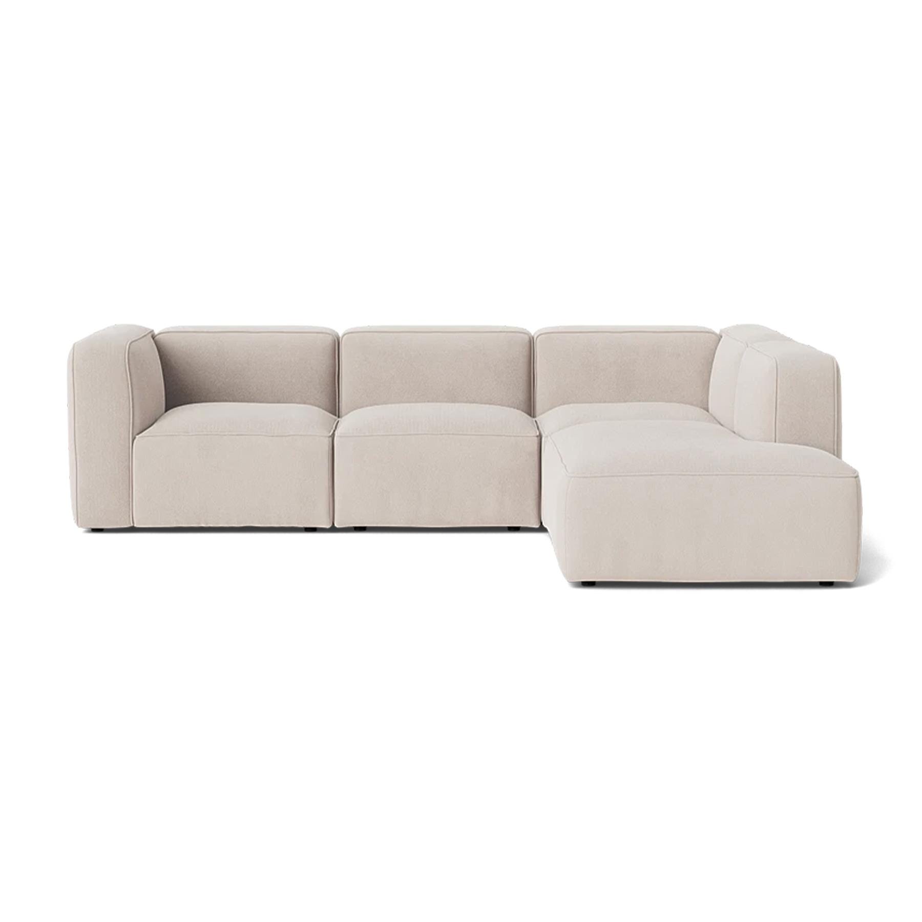 Make Nordic Basecamp Small Family Sofa Nordic Velvet 50 Right Brown Designer Furniture From Holloways Of Ludlow