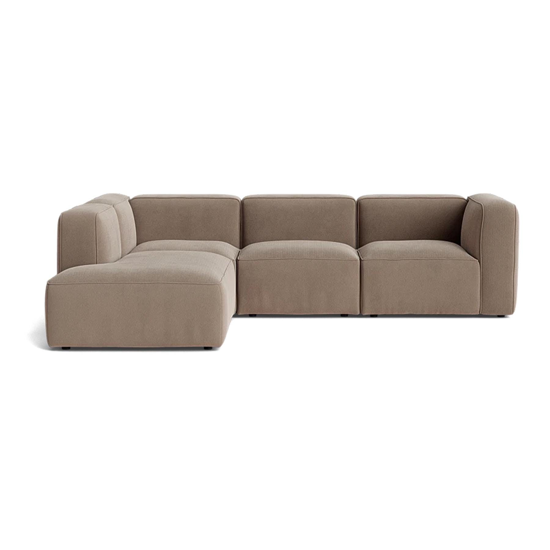 Make Nordic Basecamp Small Family Sofa Nordic Velvet 70 Left Brown Designer Furniture From Holloways Of Ludlow