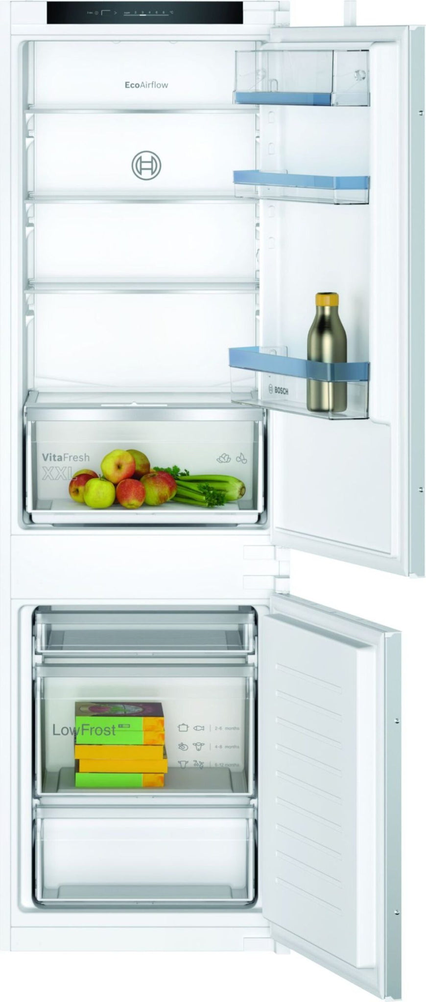 Bosch Kiv86vse0g Built In Fridge Freezer Low Frost Fully Integrated