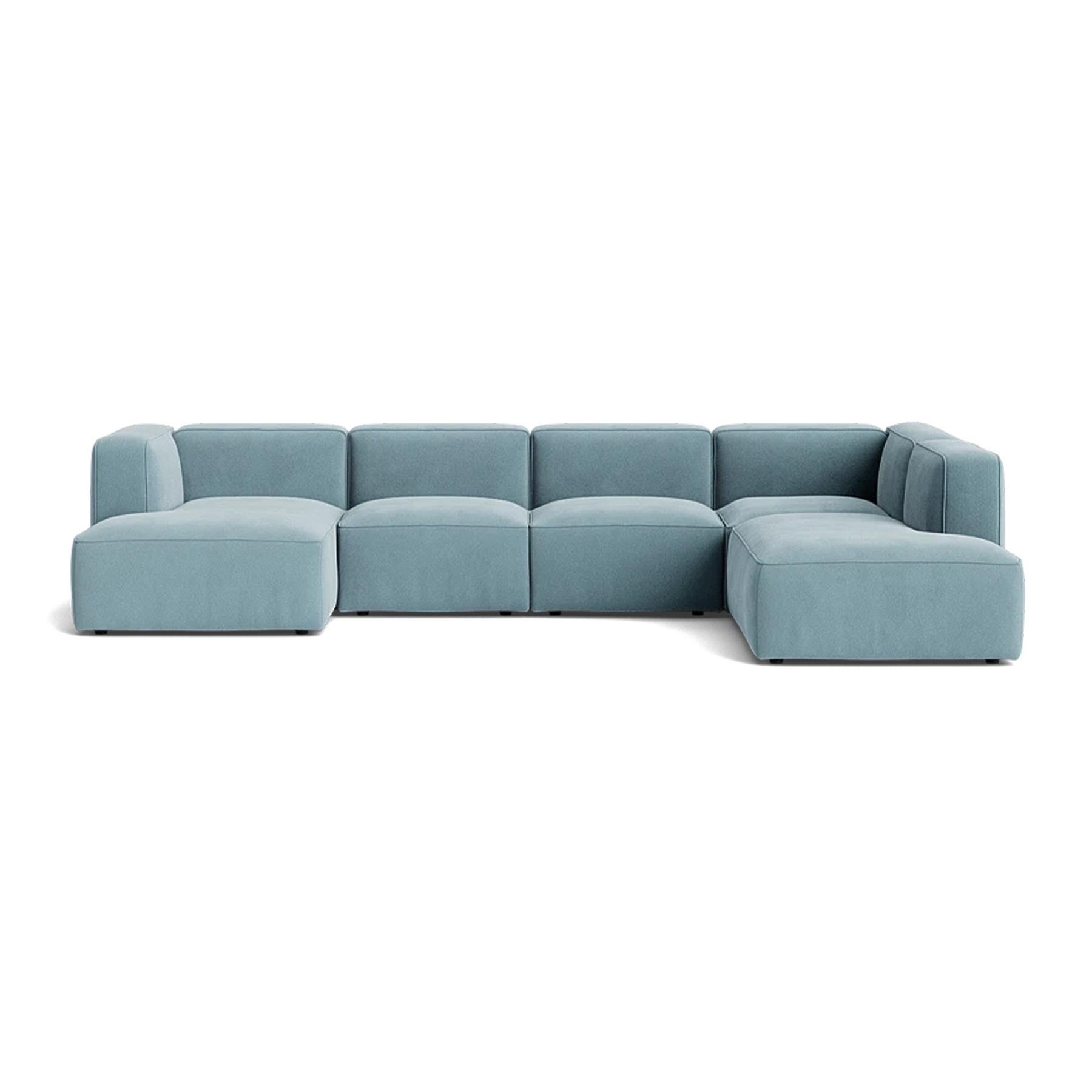 Make Nordic Basecamp Family Sofa Nordic Velvet 150 Left Blue Designer Furniture From Holloways Of Ludlow