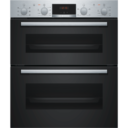 Bosch Serie 2 Nbs113br0b Built Under Electric Double Oven Stainless Steel Ab Rated Delivery Within 710 Days