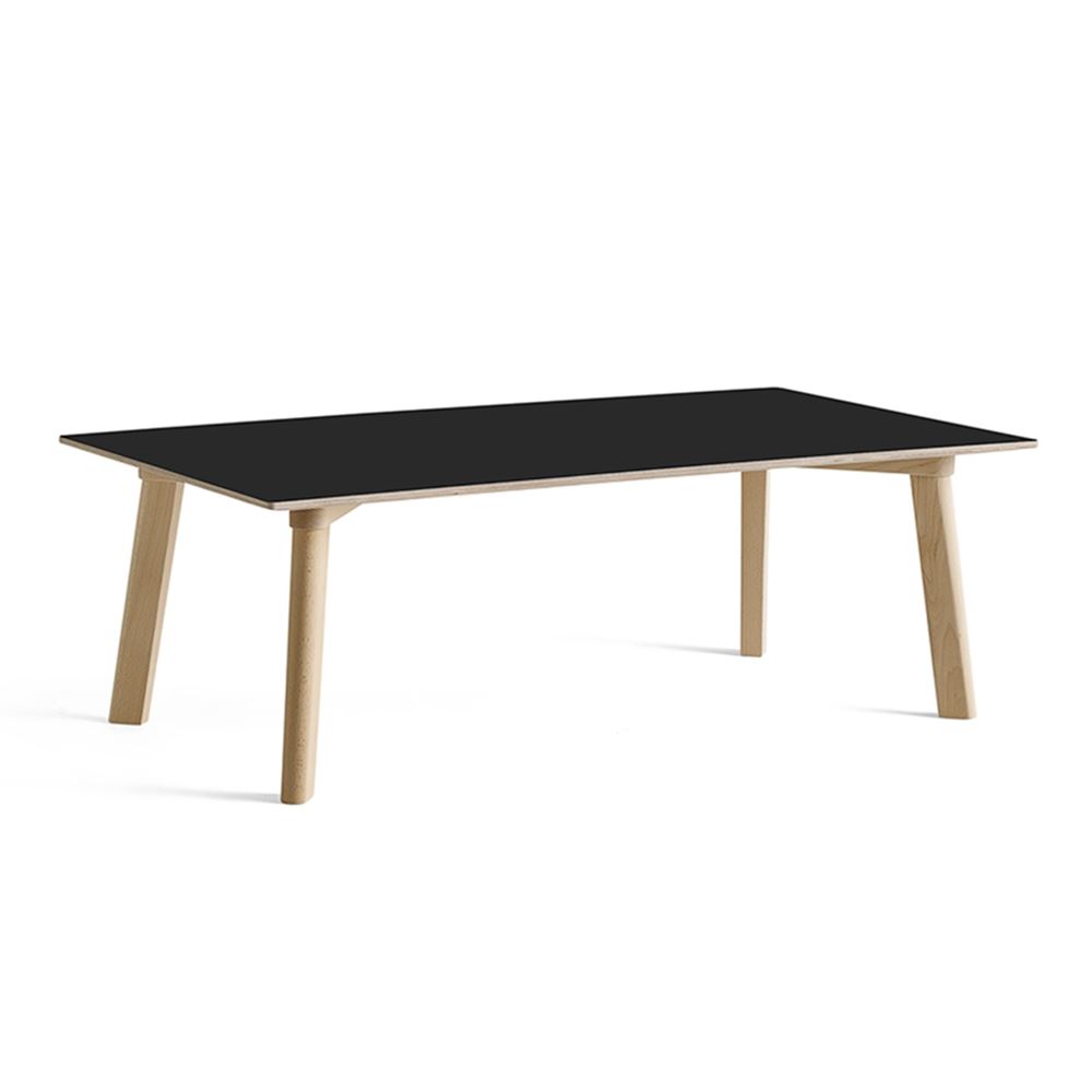 Cph 250 Coffee Table Rectangular Ink Black Untreated Base