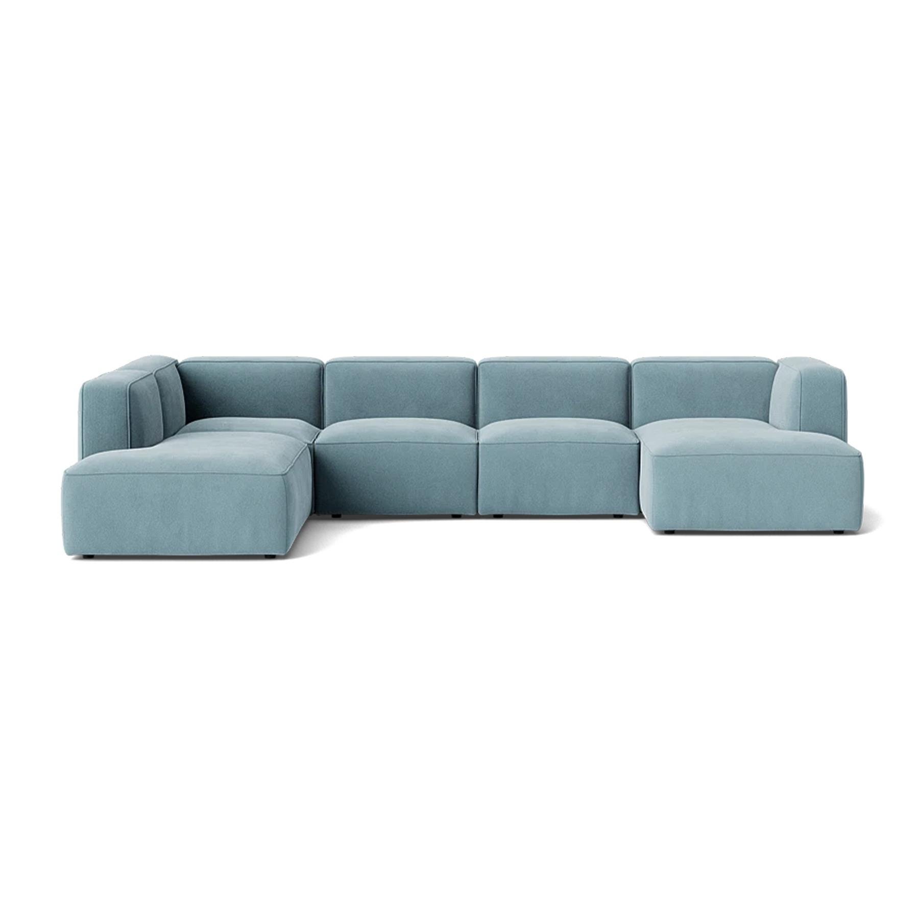 Make Nordic Basecamp Family Sofa Nordic Velvet 150 Right Blue Designer Furniture From Holloways Of Ludlow