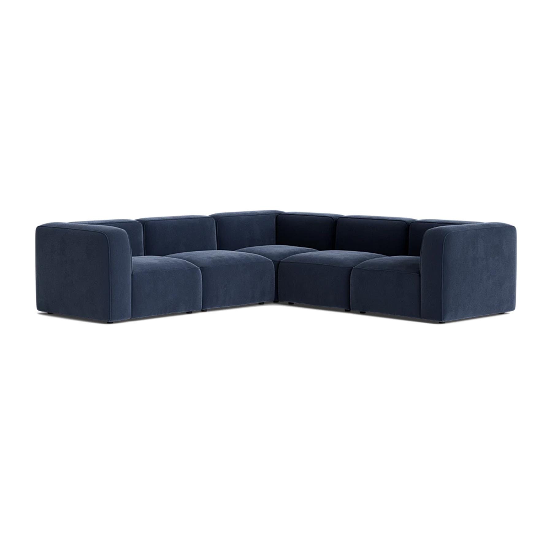 Make Nordic Basecamp Corner Sofa Nordic Velvet 220 Blue Designer Furniture From Holloways Of Ludlow