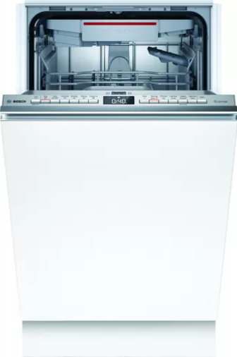 Bosch Serie 4 Spv4emx21g Fully Integrated Slimline Dishwasher Stainless Steel