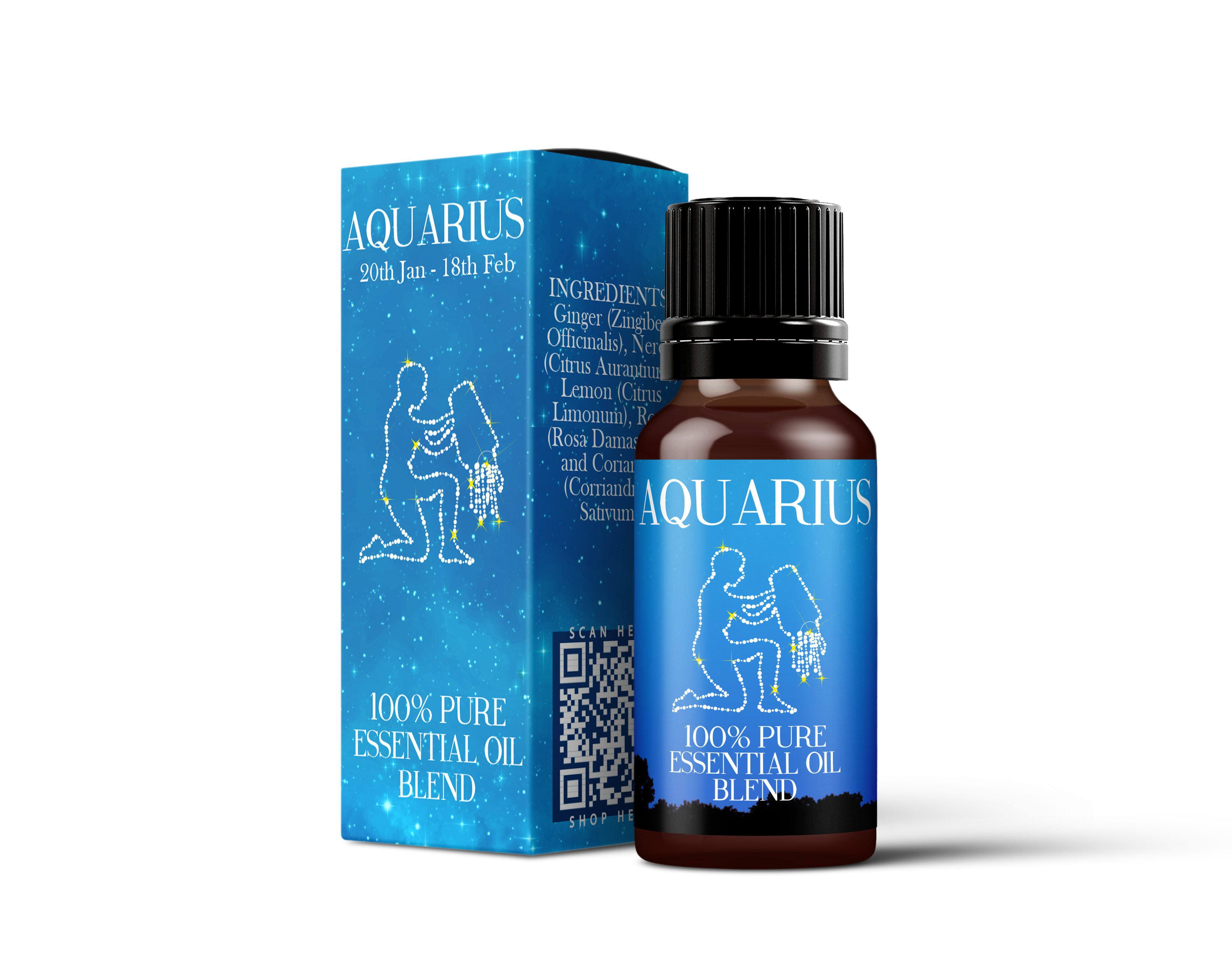 Image of Aquarius - Zodiac Sign Astrology Essential Oil Blend
