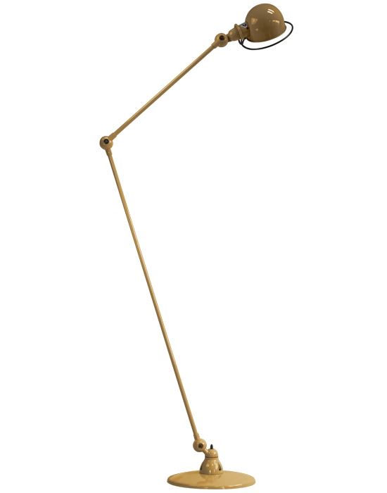 Jielde Loft Long Armed Floor Light Pearl Gold Gloss