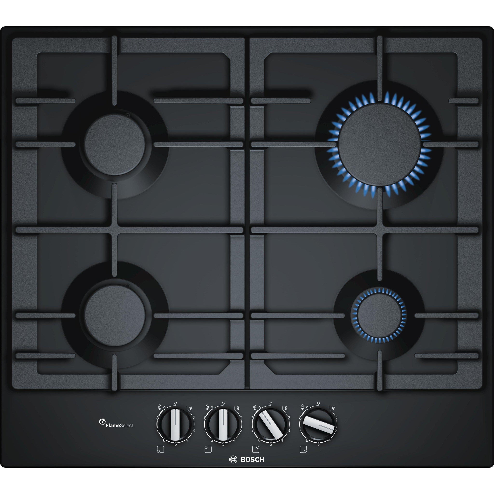 Bosch Serie 6 Pcp6a6b90 4 Burner Gas Hob Black