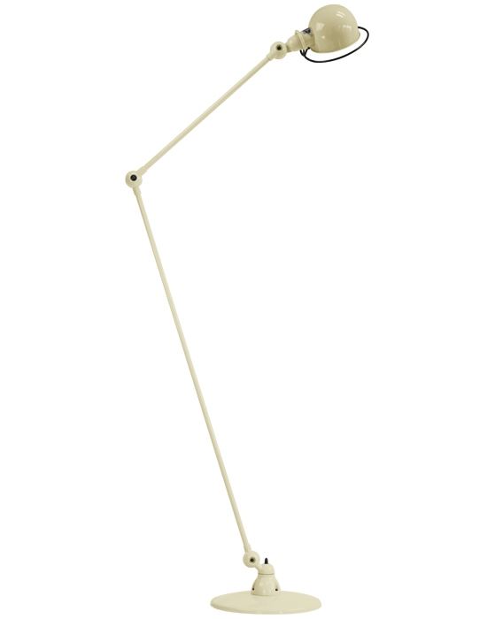 Jielde Loft Long Armed Floor Light Ivory Matt