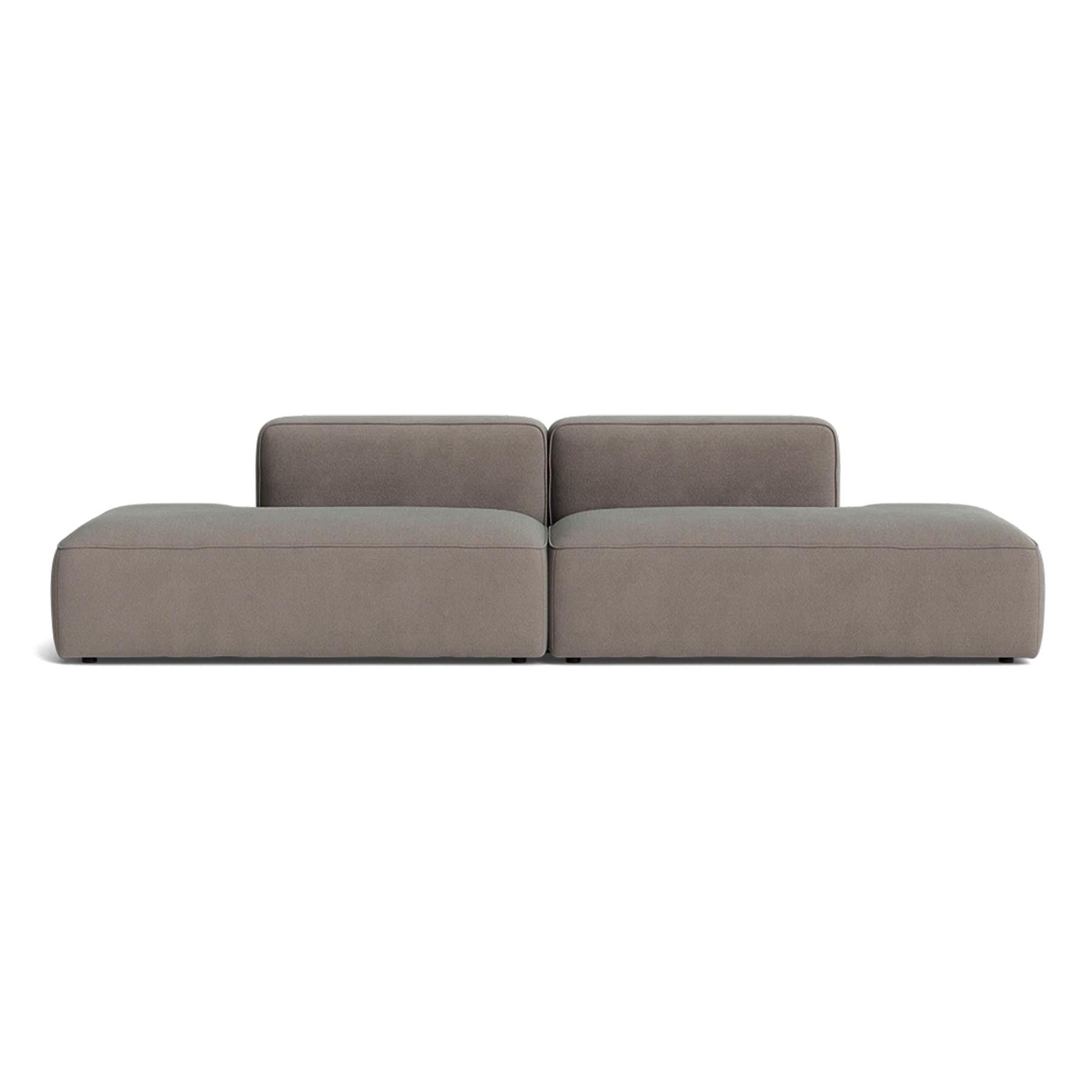 Make Nordic Basecamp Xl Sofa With 2 Open Ends Nordic Velvet 260 Brown Designer Furniture From Holloways Of Ludlow