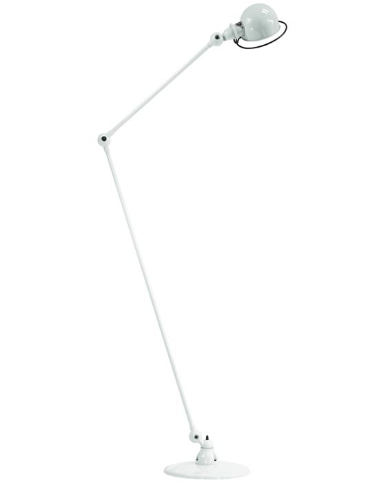 Jielde Loft Long Armed Floor Light White Matt