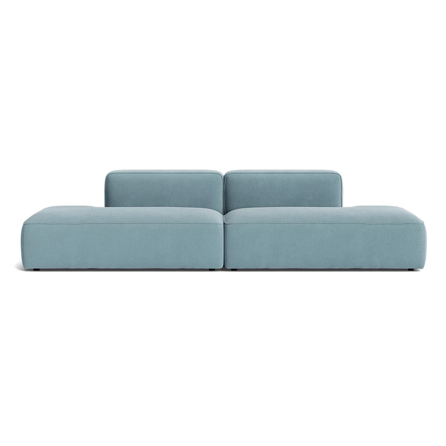 Make Nordic Basecamp Xl Sofa With 2 Open Ends Nordic Velvet 150 Blue Designer Furniture From Holloways Of Ludlow