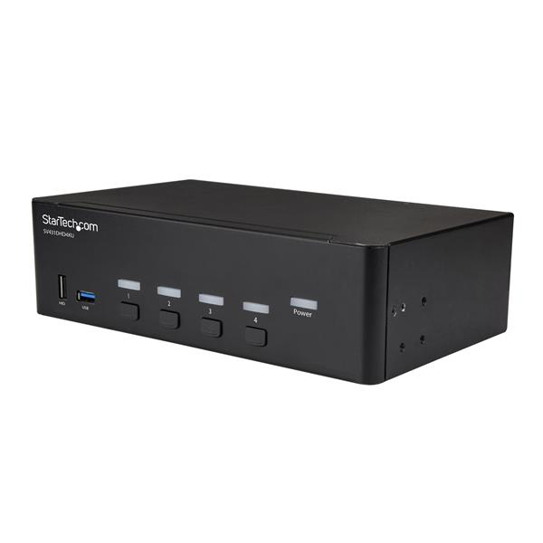 Startech.Com 4 Port Hdmi Kvm Switch - 4K 30Hz - Dual Display