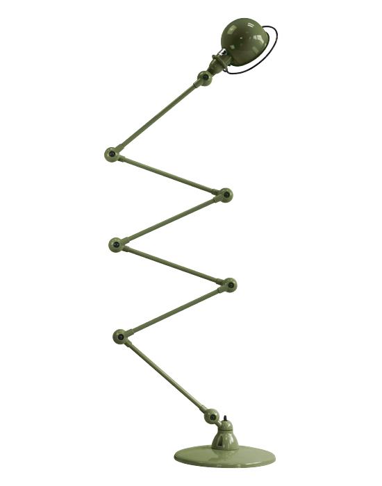 Jielde Loft Six Arm Floor Light Olive Matt