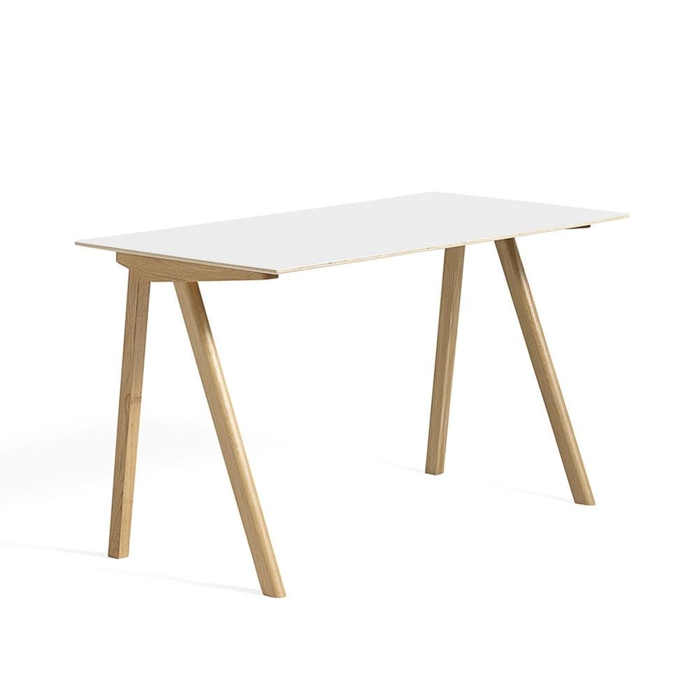 Hay Cph 90 Desk Waterbased Lacquered Oak Frame White Laminate Top Designer Furniture From Holloways Of Ludlow