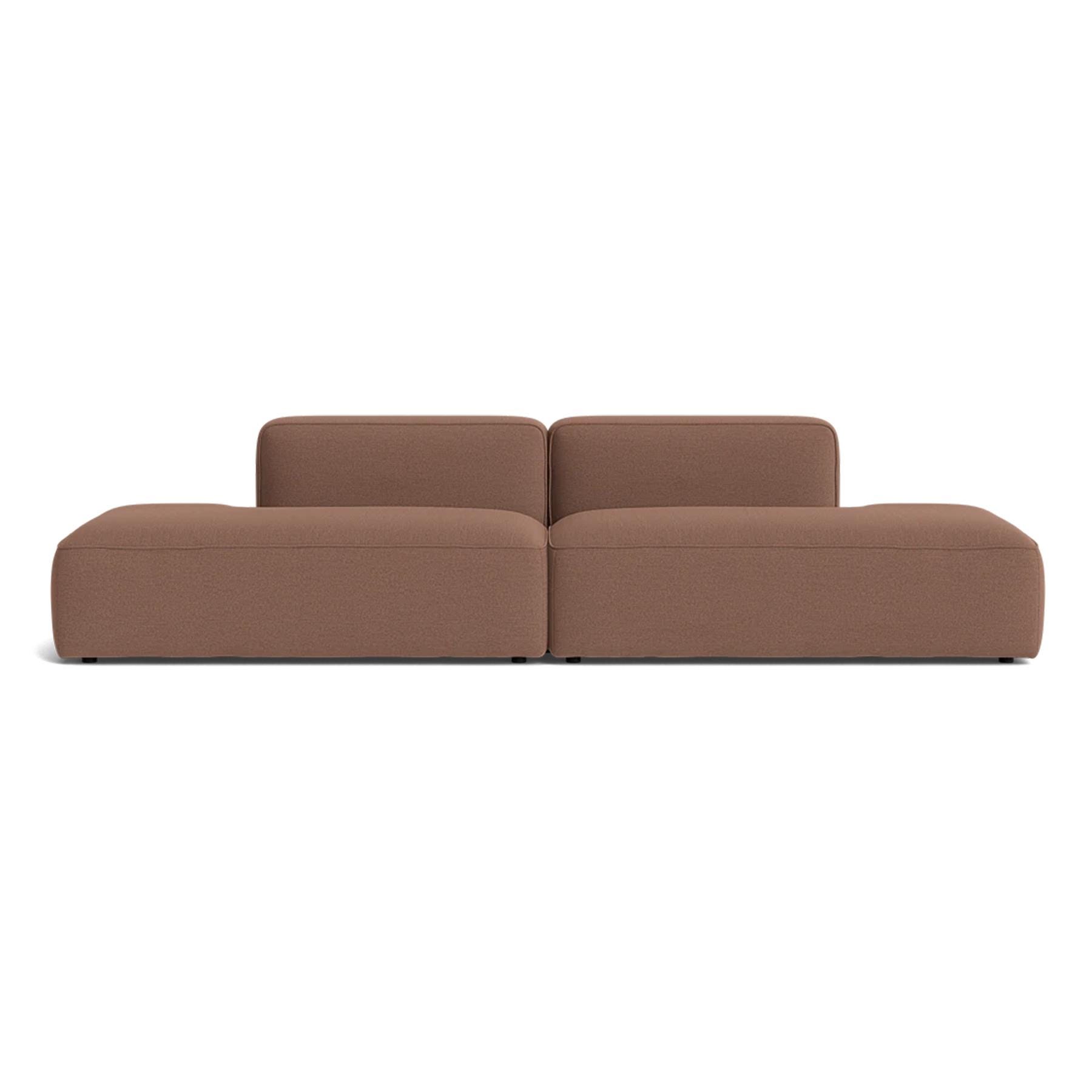 Make Nordic Basecamp Xl Sofa With 2 Open Ends Rewool 568 Red Designer Furniture From Holloways Of Ludlow