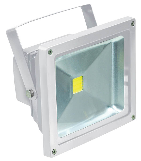 Warm White Floodlight - White 30 Watt
