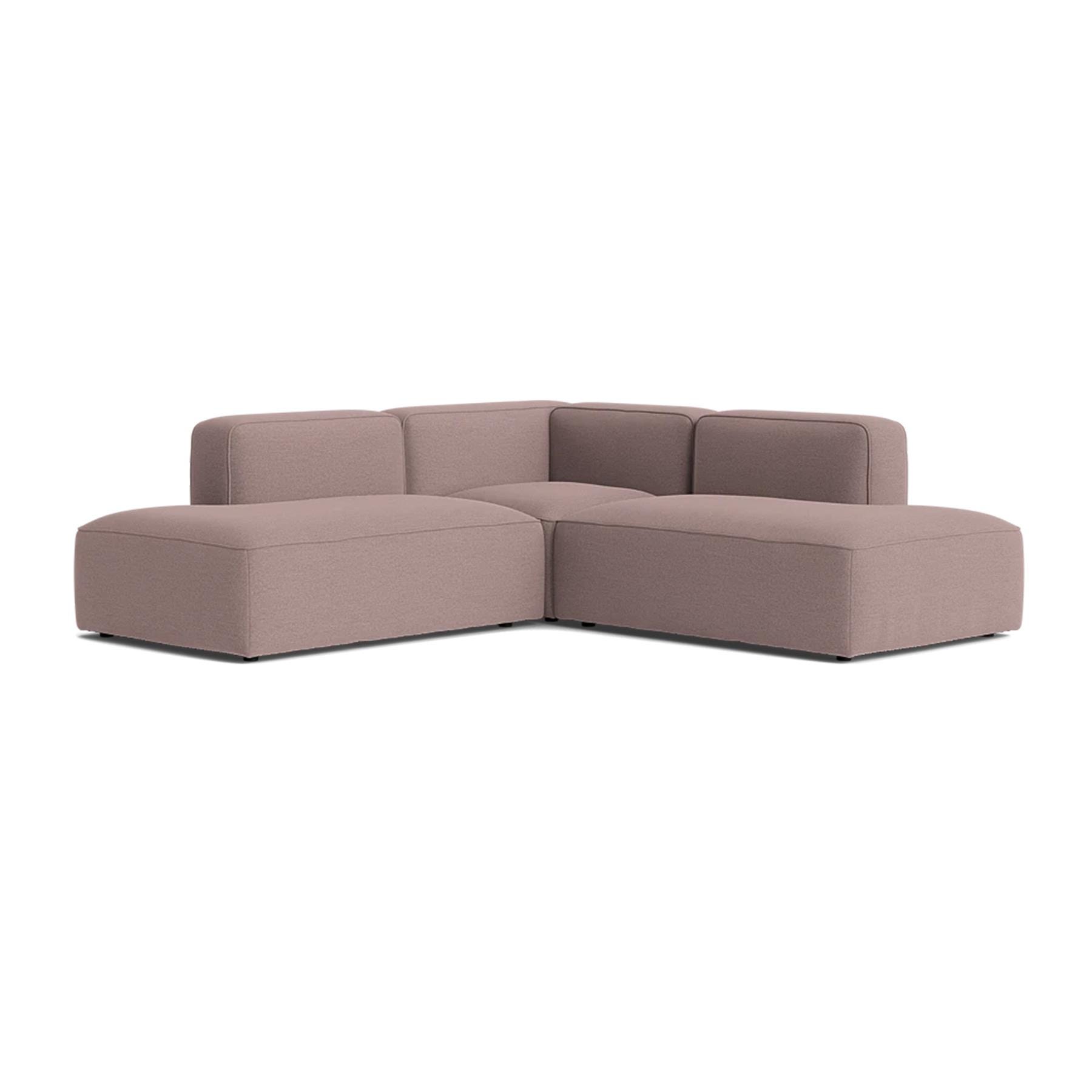 Make Nordic Basecamp Corner Sofa With Open Ends Rewool 648 Pink Designer Furniture From Holloways Of Ludlow