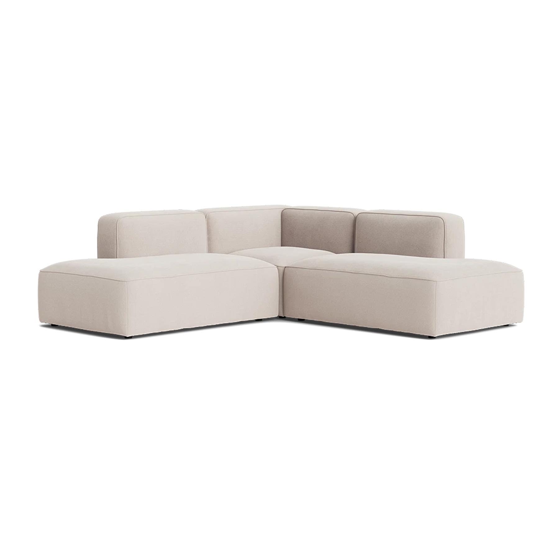 Make Nordic Basecamp Corner Sofa With Open Ends Nordic Velvet 50 Brown Designer Furniture From Holloways Of Ludlow