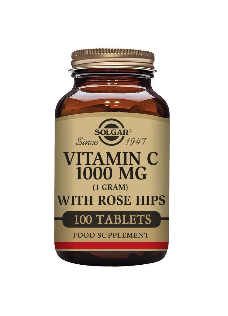 solgar vitamin c 1000 mg with rose hips 100 tablets