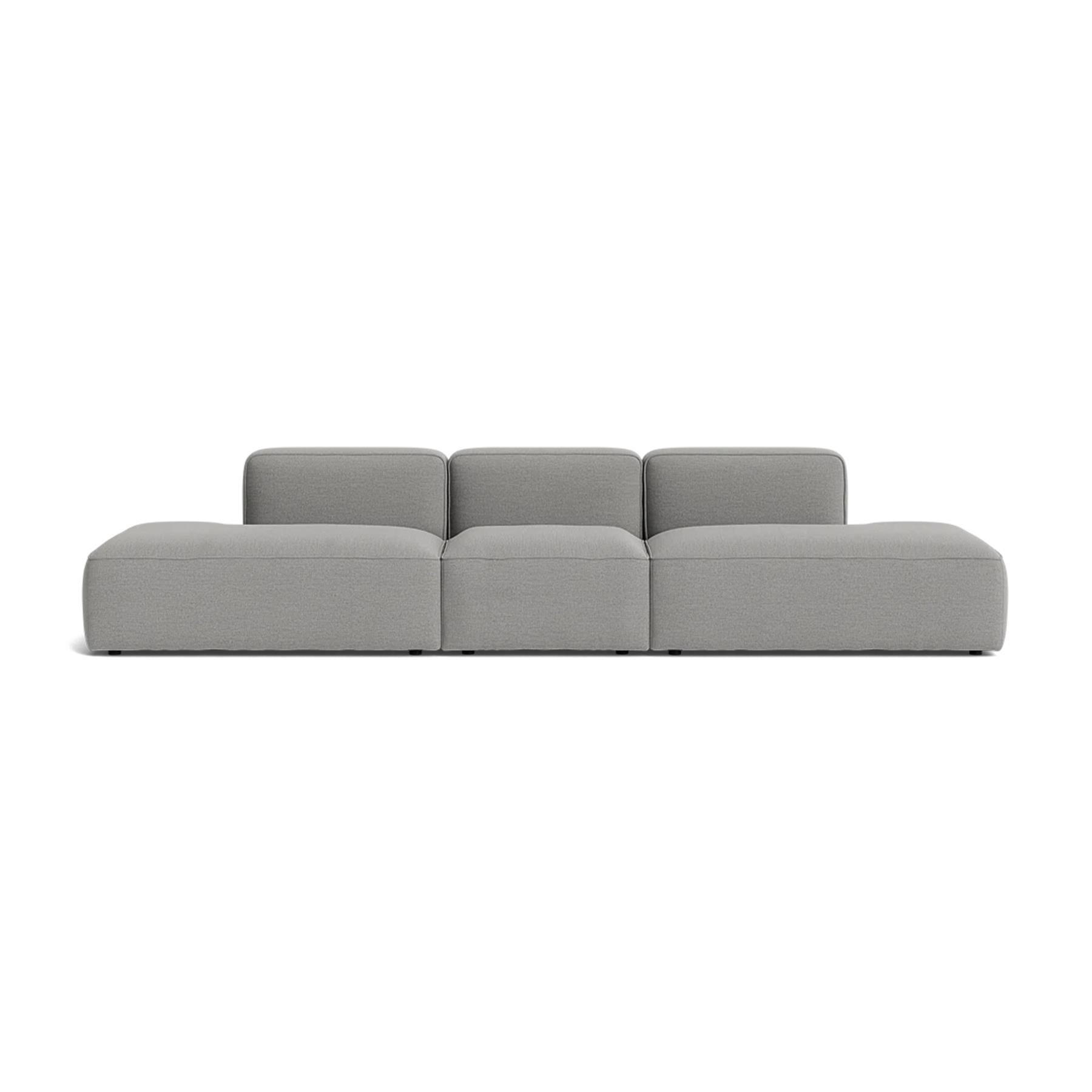 Make Nordic Basecamp Midt Open Sofa Rewool 128 Grey Designer Furniture From Holloways Of Ludlow