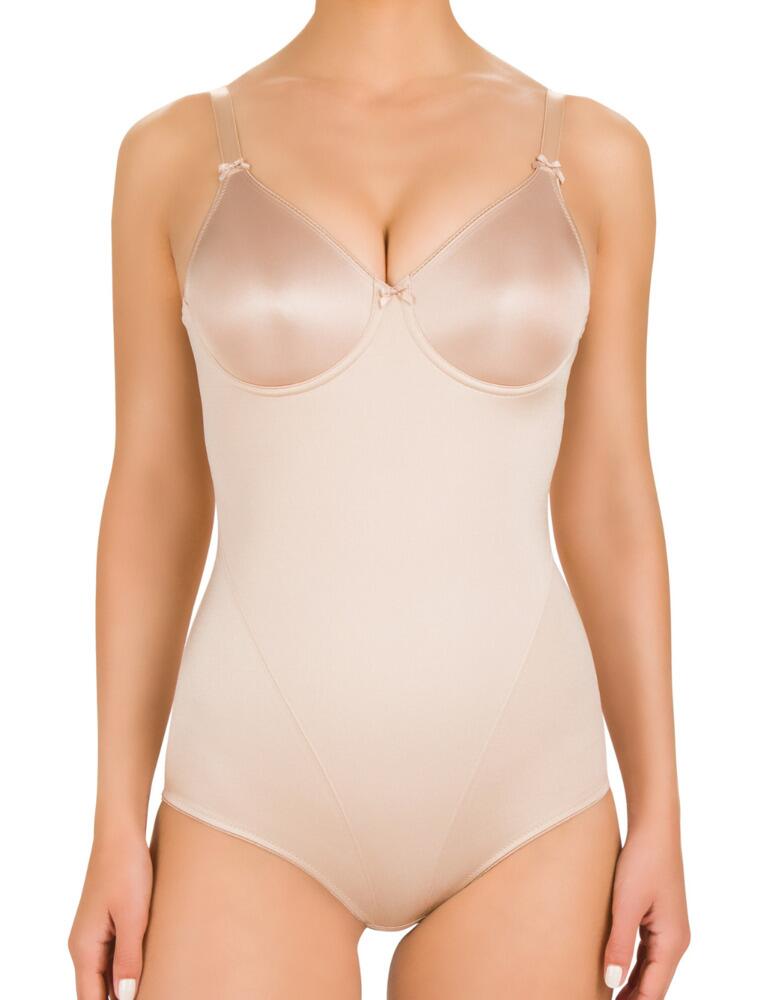 Buy this delicate shaping body to slip under any outfit. Looking for a body to help smooth out your curves? Look no further. The Felina Joy body is simple yet effective. The single coloured body is designed to be inviable under any outfit, the materials won't catch or stick to your clothes. With a strong elastic fabric, the body will hug your figure, smoothing out your silhouette. With underwired cups and full-body coverage, this one-piece is a must-have for your lingerie collection.  Full body shaping Bra attached Slip-on style Adjustable straps for fit Underwired cups for support Control materials for shaping Composition - 70% Polyamide &pipe; 20% Elasthan &pipe; 10% Polyester  Listed in UK sizes  48987-88855-1179123 5201 Body