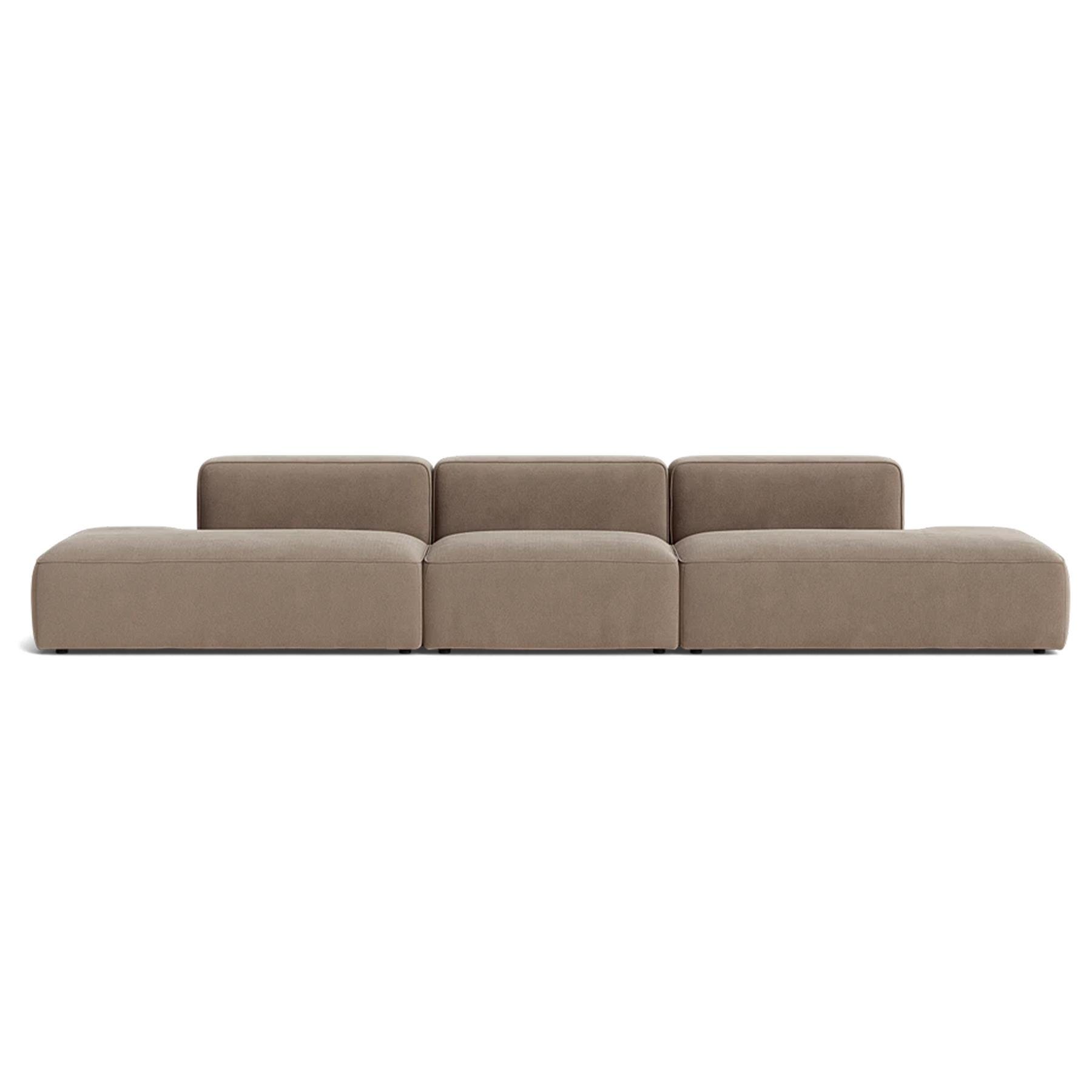 Make Nordic Basecamp Xl Midt Open Sofa Nordic Velvet 70 Brown Designer Furniture From Holloways Of Ludlow