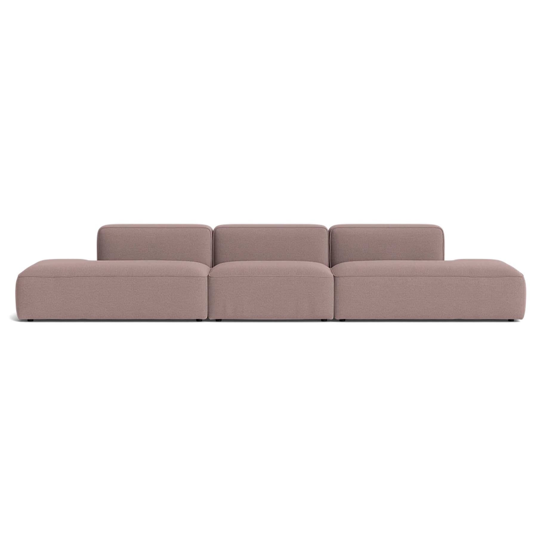 Make Nordic Basecamp Xl Midt Open Sofa Rewool 648 Pink Designer Furniture From Holloways Of Ludlow