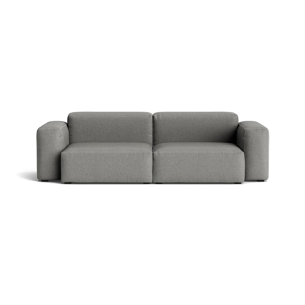 Mags Soft 25 Seater Combination 1 Low Armrest Sofa With Roden 05 And Light Grey Stitching