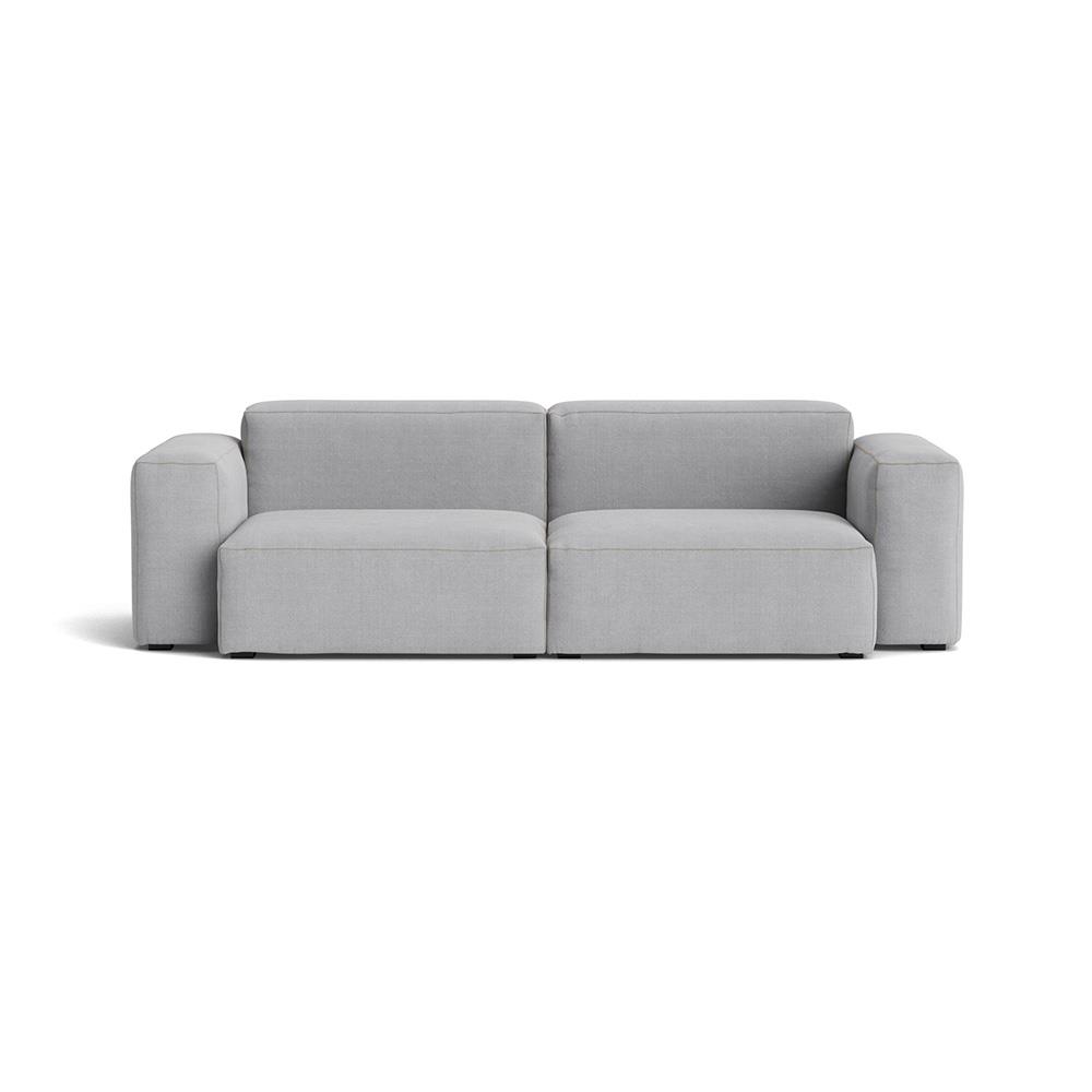 Mags Soft 25 Seater Combination 1 Low Armrest Sofa With Linara 443 And Beige Stitching