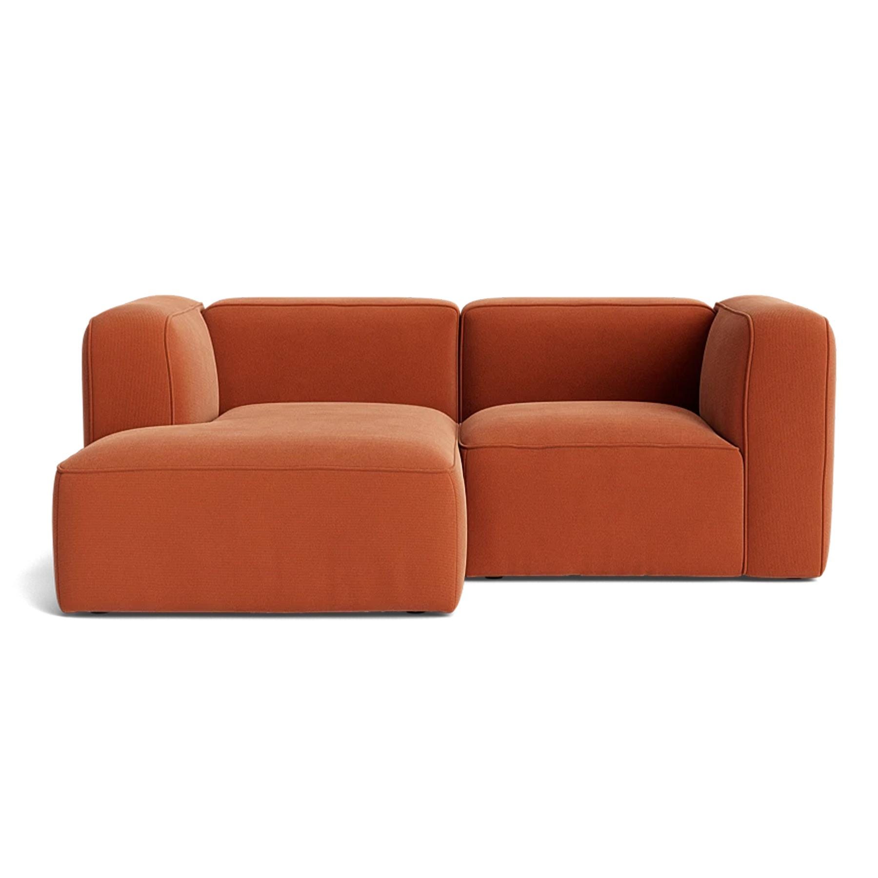 Make Nordic Basecamp Small Sofa Nordic Velvet 100 Left Orange Designer Furniture From Holloways Of Ludlow